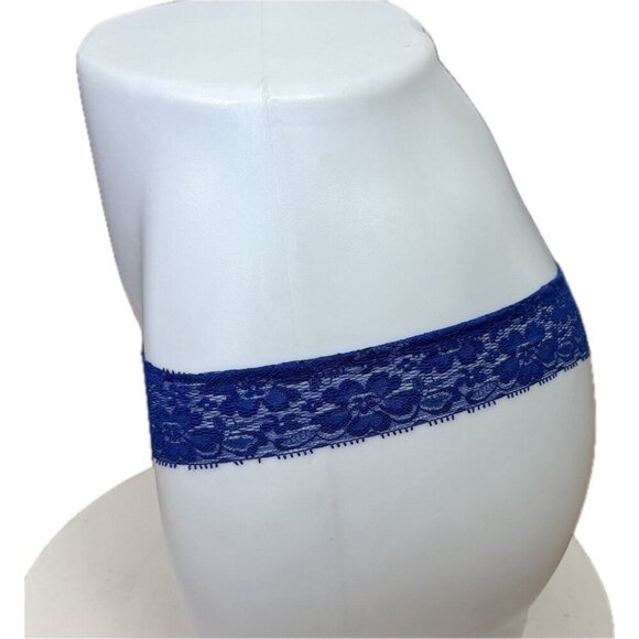 Honeydew Intimates M/L Pink-Blue Polka-Dot Lace Bow Waist Thong Panties-Set of 3 - Picture 8 of 10